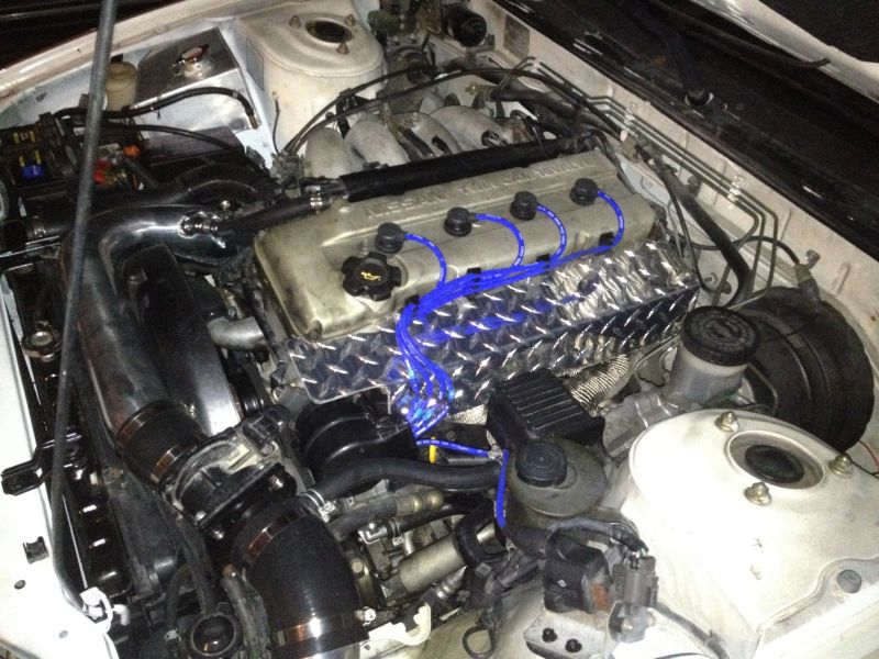 Reassembled engine bay.